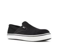 Comfortie Composite Toe Work Slip-On Sneaker - Women's Black view