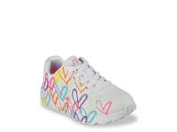 x JGoldcrown Uno Lite Spread the Love Sneaker - Kids' White/Multicolor Hearts view