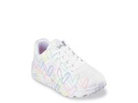 x JGoldcrown Uno Lite Spread the Love Sneaker - Kids' White/Pastel Hearts view