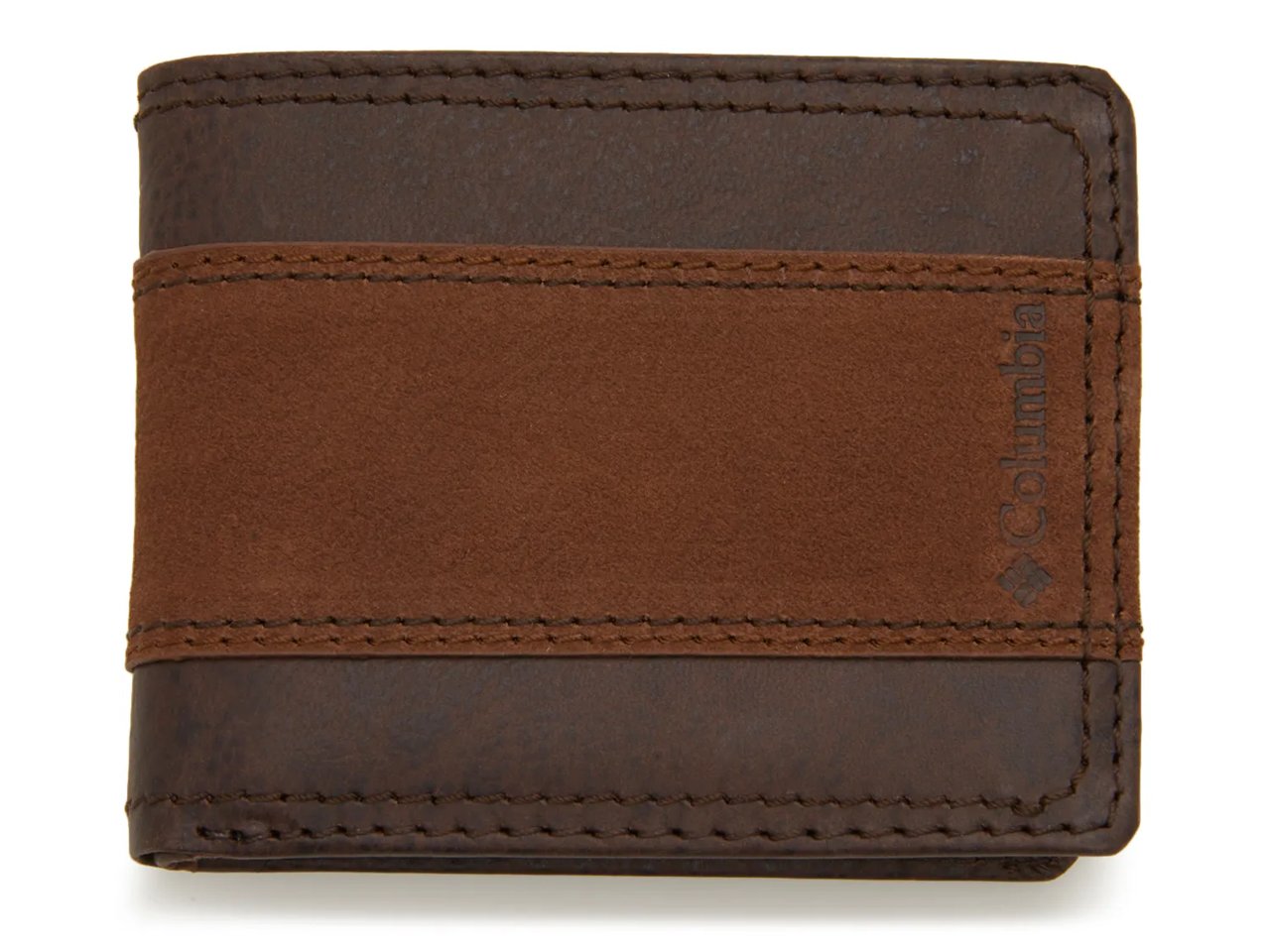 Two-Toned Leather Bifold Wallet