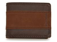 Two-Toned Leather Bifold Wallet Dark Brown view