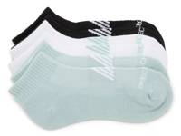 Classic Terry Women's Ankle Socks - 6 Pack Black/White/Seafoam Green view