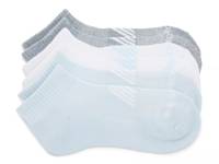 Classic Terry Women's Ankle Socks - 6 Pack White/Grey/Light Blue view