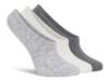 Cashmere Blend Women's No Show Liners - 3 Pack Grey/Off White/Charcoal view