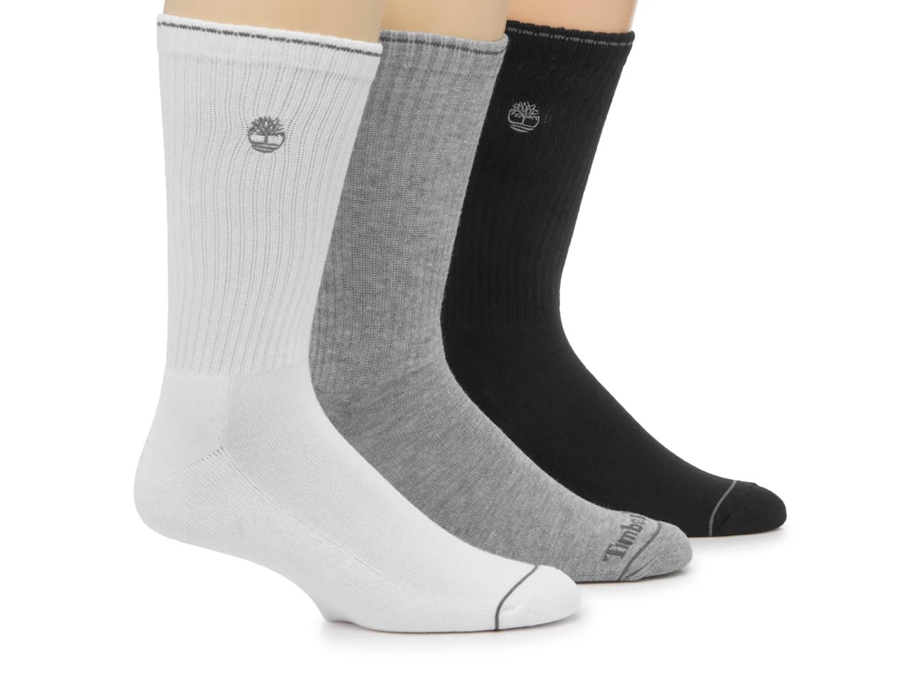 Cushioned Logo Men's Crew Socks - 3 Pack
