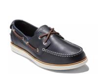 Grandpro Windward Boat Shoe Navy Leather view