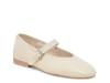 Roslyn Mary Jane Flat Cream Leather view