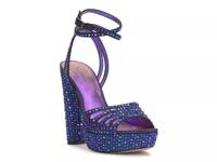 Iralin Platform Sandal Midnight Blue view