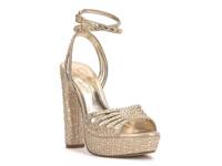 Iralin Platform Sandal Champagne view