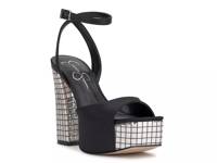 Lirio Platform Sandal Black Embellished view