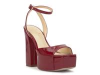 Lirio Platform Sandal Red Patent view