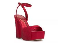 Lirio Platform Sandal Red view