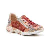 Carleigh Sneaker - Women's Red/Multicolor Floral view