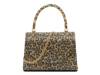 Top Handle Leopard Mini Satchel Tan/Black Leopard Print view