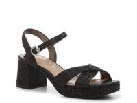 Liliena Platform Sandal Black view