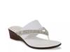 Deleiza Wedge Sandal White view