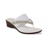 Deleiza Wedge Sandal White view