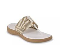 Rylah Sandal White/Natural Beige Stripe view