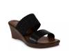 Yamari Wedge Sandal Black view