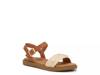 Thea Sandal - Kids' Raffia Tan/Brown view