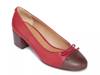 Marisol Pump Red/Brown Leather view