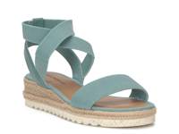 Thimba Espadrille Wedge Sandal Teal view