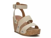 Valintina Wedge Sandal Bone White view