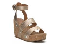 Valintina Wedge Sandal Stardust Gold view