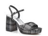 Halia Sandal Grey/Black Plaid view