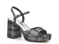 Halia Sandal Grey/Black Plaid view