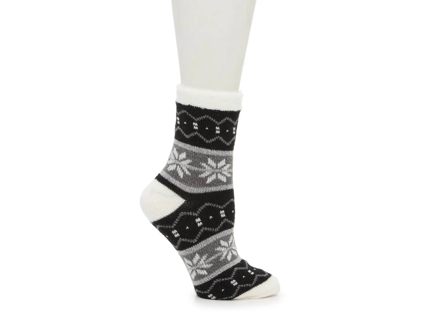 Blocked Geometric Women's Crew Socks