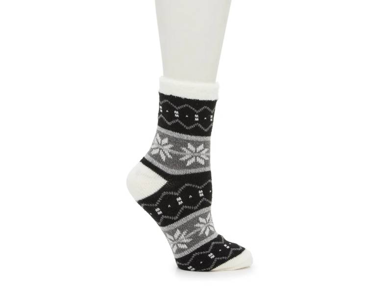 Blocked Geometric Women's Crew Socks
