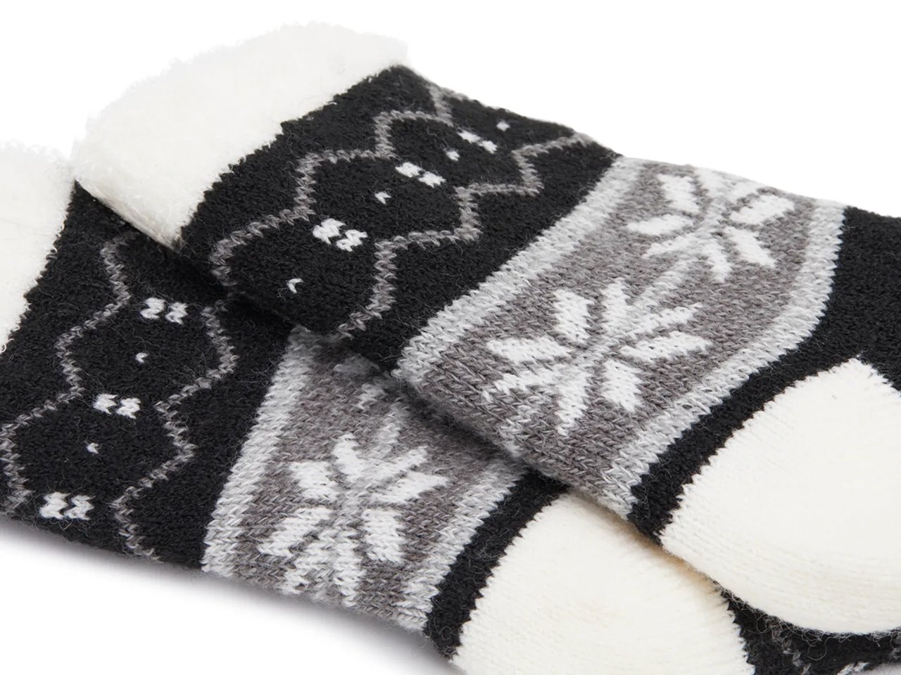 Blocked Geometric Women's Crew Socks