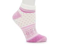 Geometric Lodge Women's Quarter Ankle Socks Ivory/Lilac view