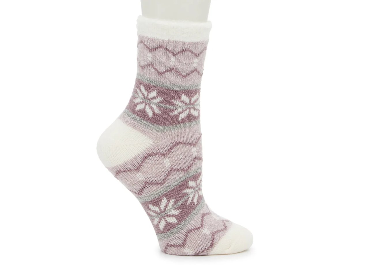 Blocked Geometric Women's Crew Socks
