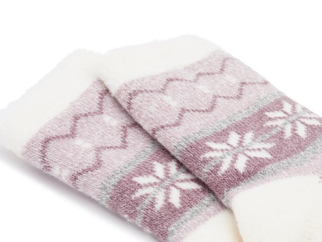 Blocked Geometric Women's Crew Socks