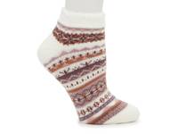 Nordic Women's Quarter Ankle Socks Ivory/Mauve/Purple view