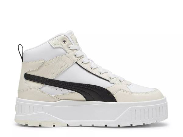Featuring the women's PUMA Karmen II Idol Sneaker  .  Click to shop women's high top sneakers at DSW Designer Shoe Warehouse