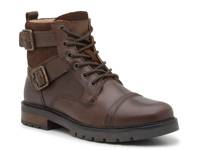Crishean Cap Buckle Boot Dark Brown view