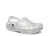 Classic Starry Glitter Clog White/Silver Star Glitter view