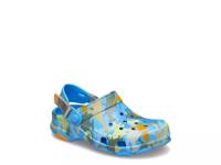 All Terrain Dino Camo Clog - Kids' Ocean Blue Multicolor view