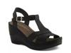 Natala Wedge Sandal Black view