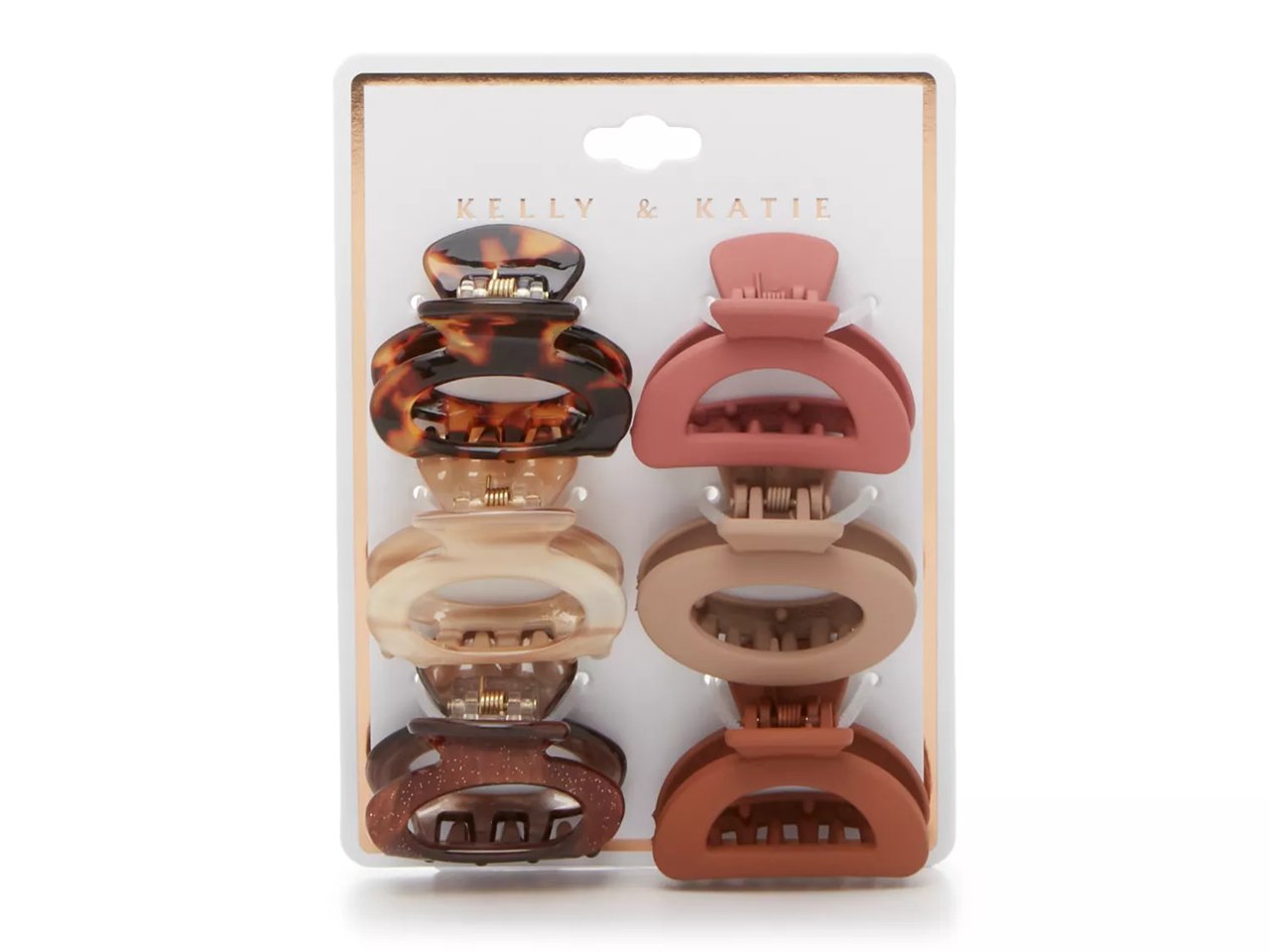 Mini Claw Hair Clip Set - 6 Pack