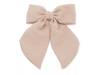 Textured Bow Hair Clip Beige view