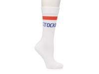 Stripe Unisex Crew Socks White view