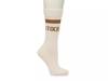 Stripe Unisex Crew Socks Beige view