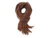 Pocket Scarf Brown Herringbone Print view