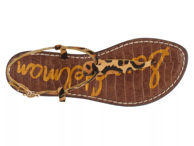 Sandalias Planas Sam Edelman Gigi Para Mujer, Correa Ajustable, Plantilla Acolchada, Altura Tacón 1.6 Cm