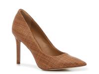 Hazel Pump Brown Woven Raffia view