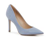 Hazel Pump Cerulean Blue Suede view